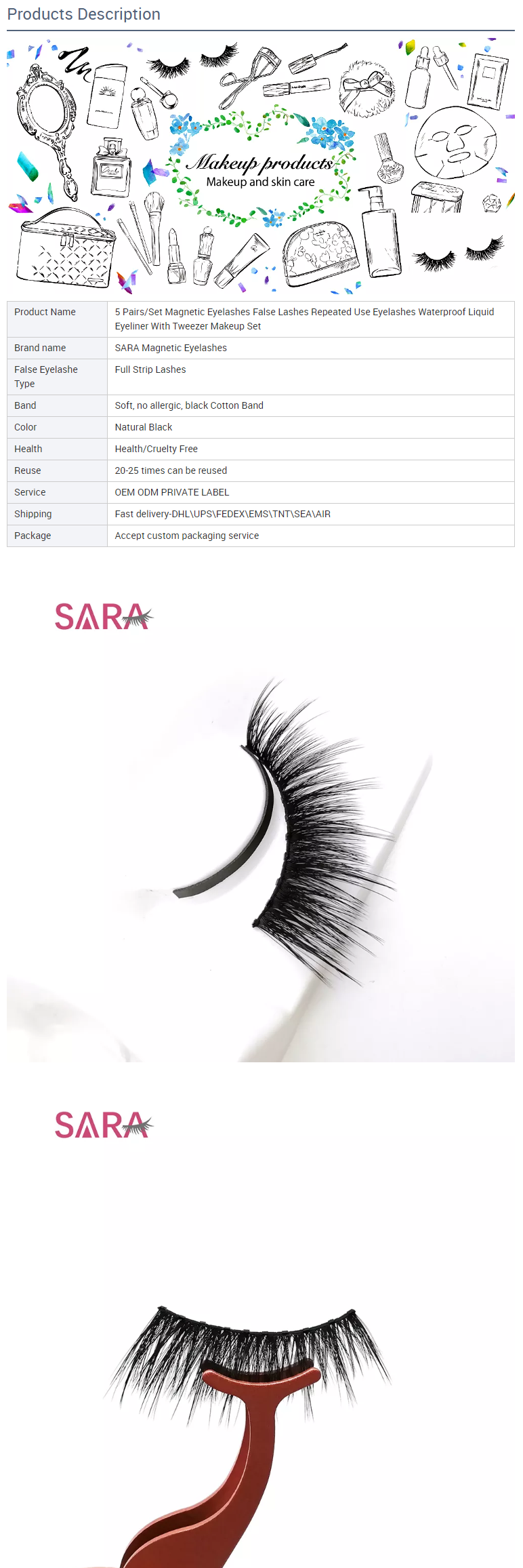 SARA Magnetic lashes-MGS (https://shop.saralashes.com/)  Pic.1